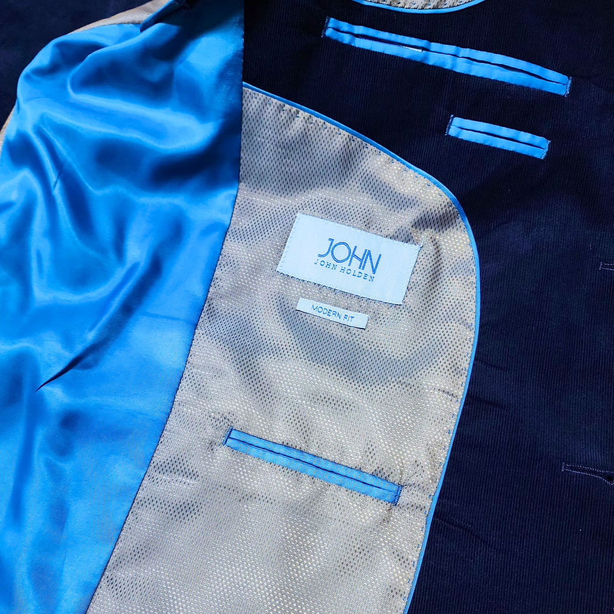 BLAZER CORDUROY 100% ALGODÓN COLOR AZUL