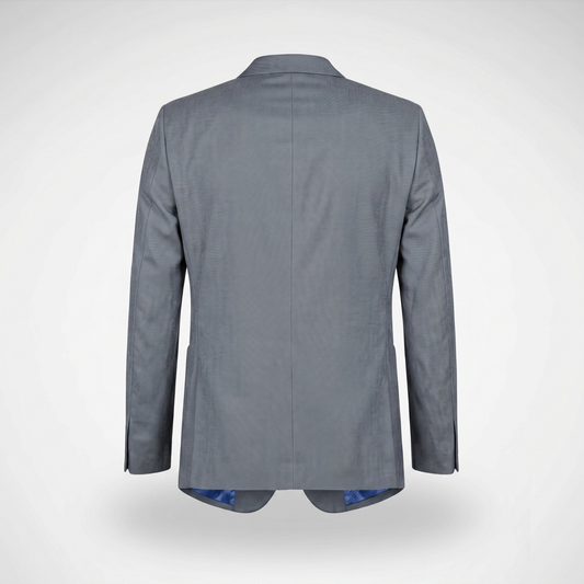 BLAZER LANILLA STRETCH BOLSILLO PARCHE COLOR GRIS OSCURO