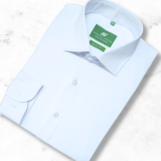 CAMISA ANDRE'E VERINO SLIMFIT - BLANCO LABRADO