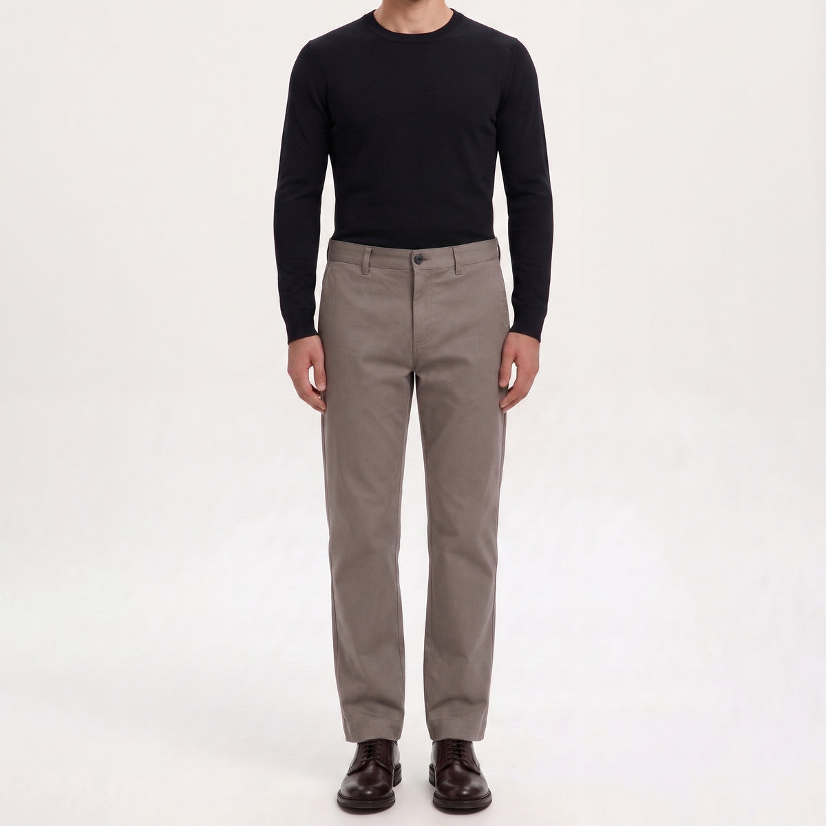 PANTALÓN DRILL MODERNFIT ALGODÓN CON SPANDEX COLOR COCOA