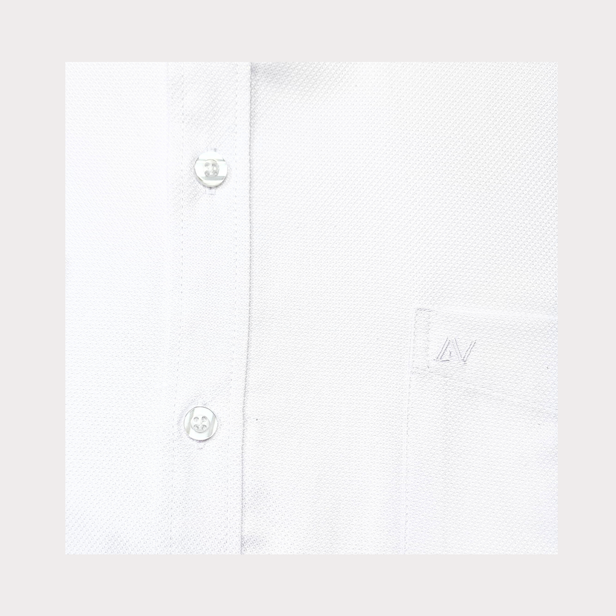CAMISA ANDRE'E VERINO PREMIUM - LABRADO COLOR ENTERO BLANCO
