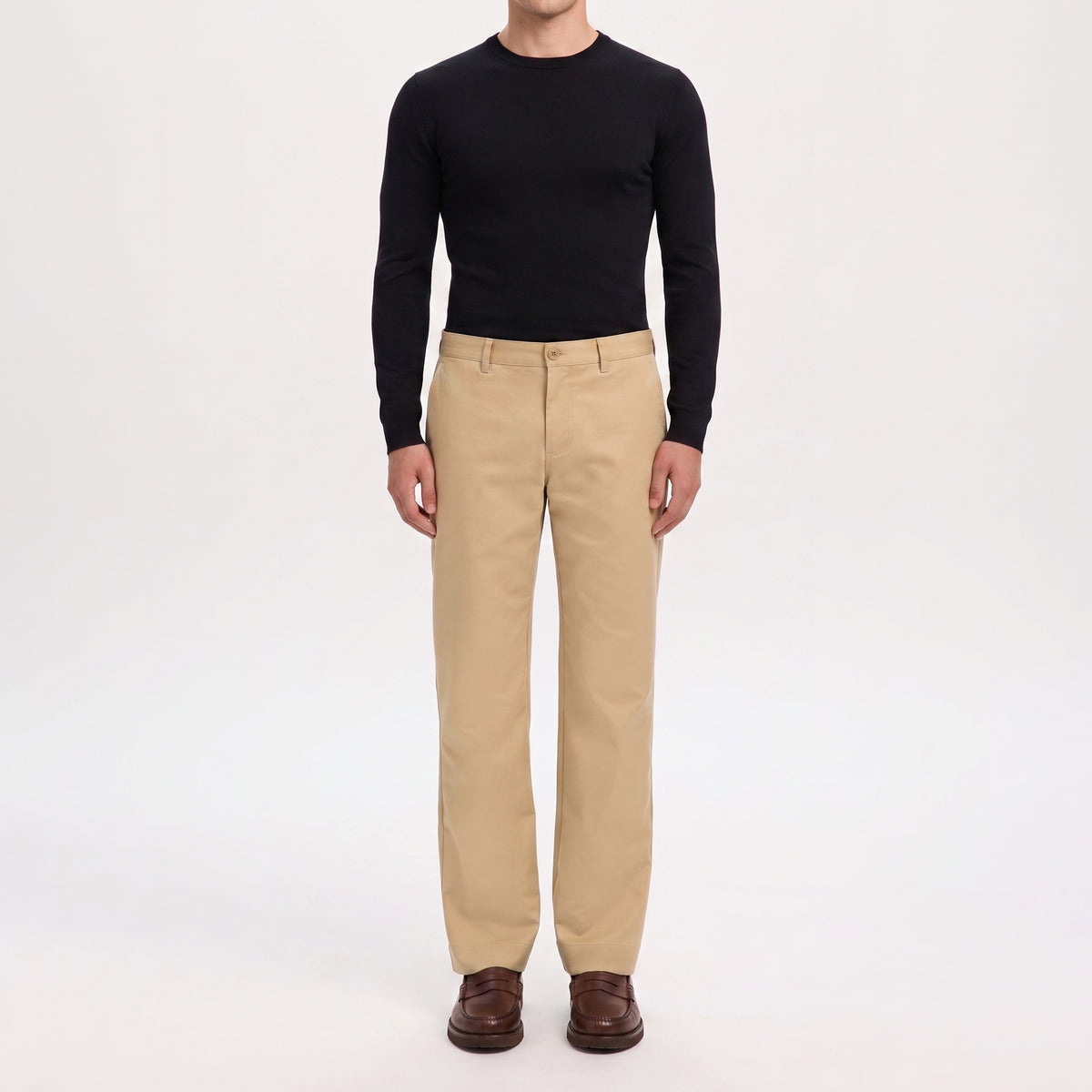 PANTALÓN DRILL MODERNFIT ALGODÓN CON SPANDEX COLOR KAKI