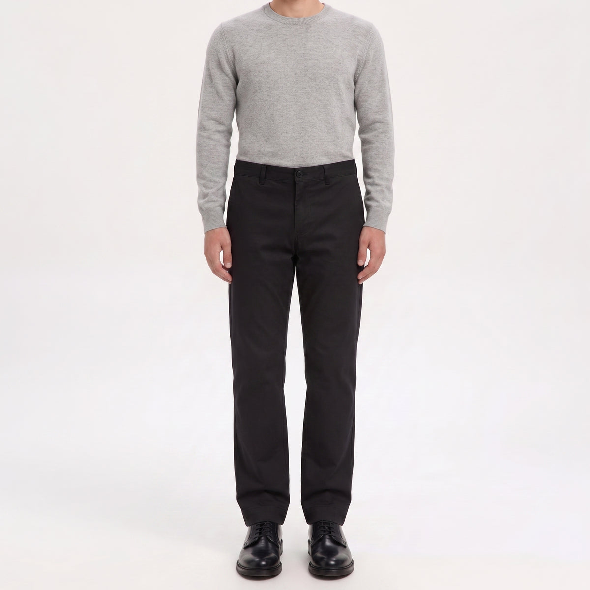 PANTALÓN DRILL MODERNFIT ALGODÓN CON SPANDEX COLOR NEGRO