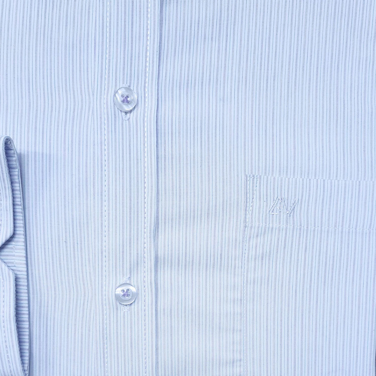 CAMISA ANDRE'E VERINO PREMIUM - RAYAS LILAS Y  AZULES
