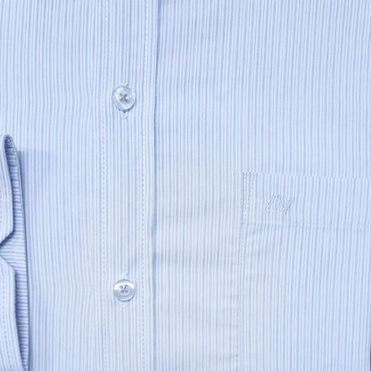 CAMISA ANDRE'E VERINO PREMIUM - RAYAS LILAS Y  AZULES