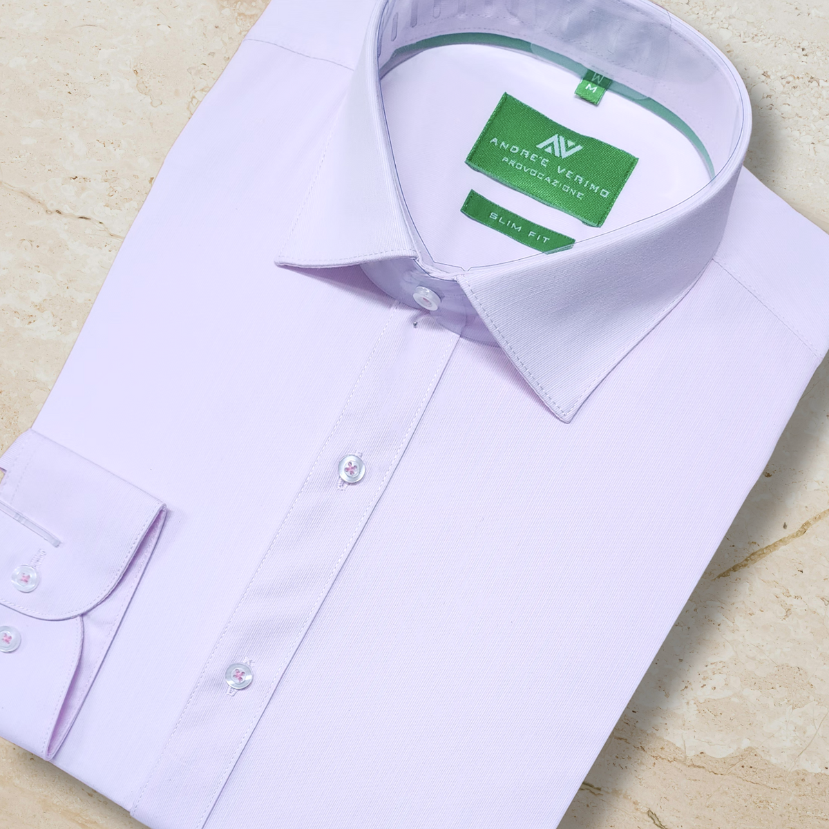 CAMISA ANDRE'E VERINO SLIMFIT - MIL RAYAS ROSA