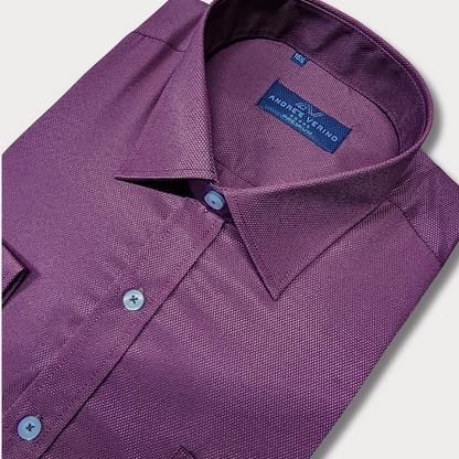 CAMISA ANDRE'E VERINO PREMIUM - LABRADO COLOR ENTERO VINO