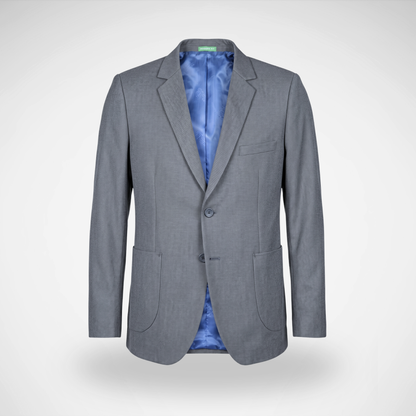 BLAZER LANILLA STRETCH BOLSILLO PARCHE COLOR GRIS OSCURO