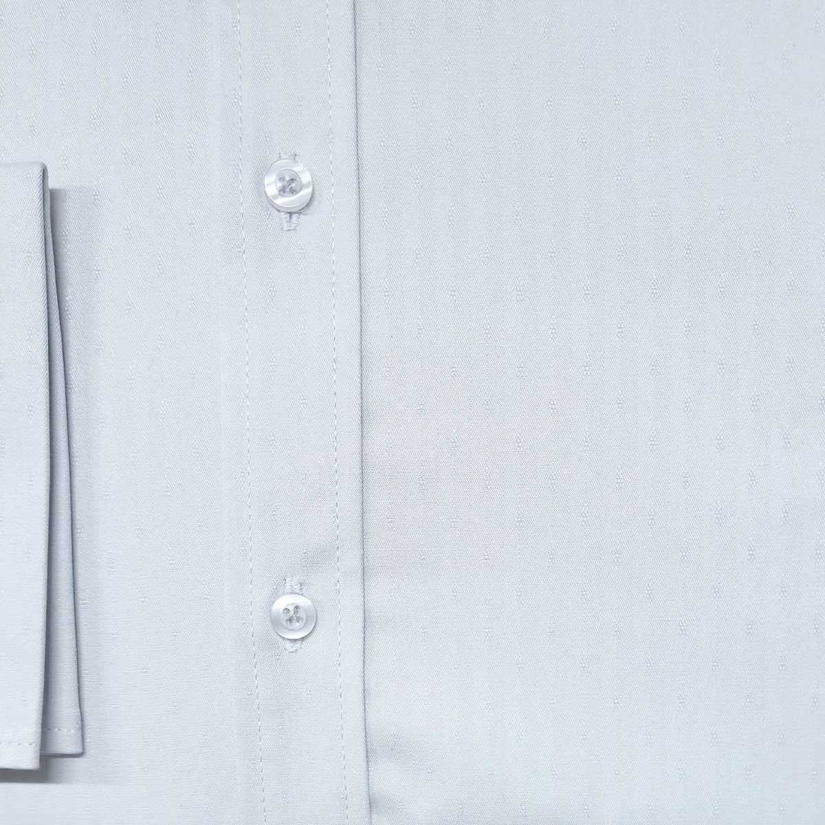 CAMISA ANDRE'E VERINO PREMIUM - PUÑO FRANCES PLOMO PLATA LABRADO.