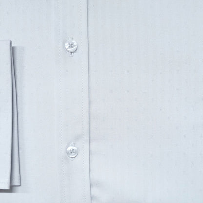 CAMISA ANDRE'E VERINO PREMIUM - PUÑO FRANCES PLOMO PLATA LABRADO.