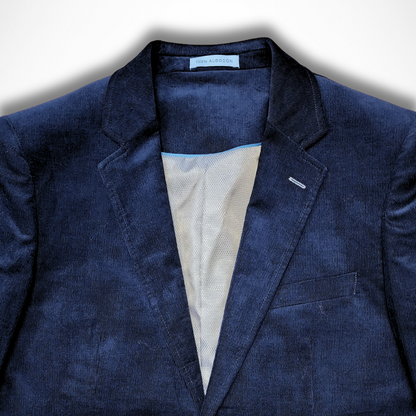 BLAZER CORDUROY 100% ALGODÓN COLOR AZUL