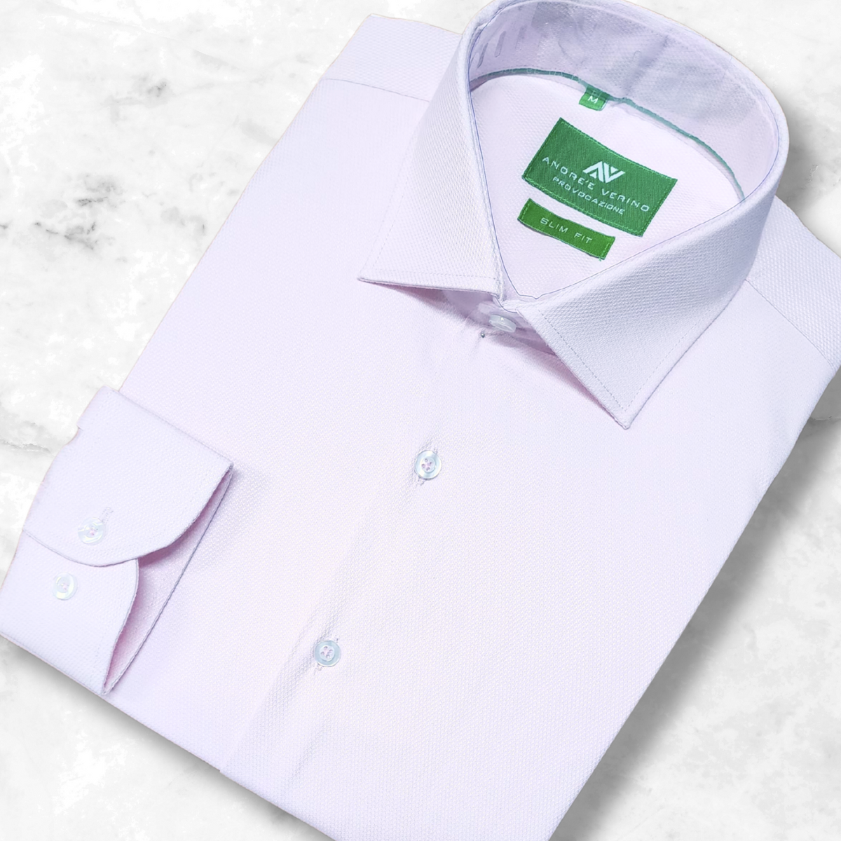 CAMISA ANDRE'E VERINO SLIMFIT - ROSA LABRADO