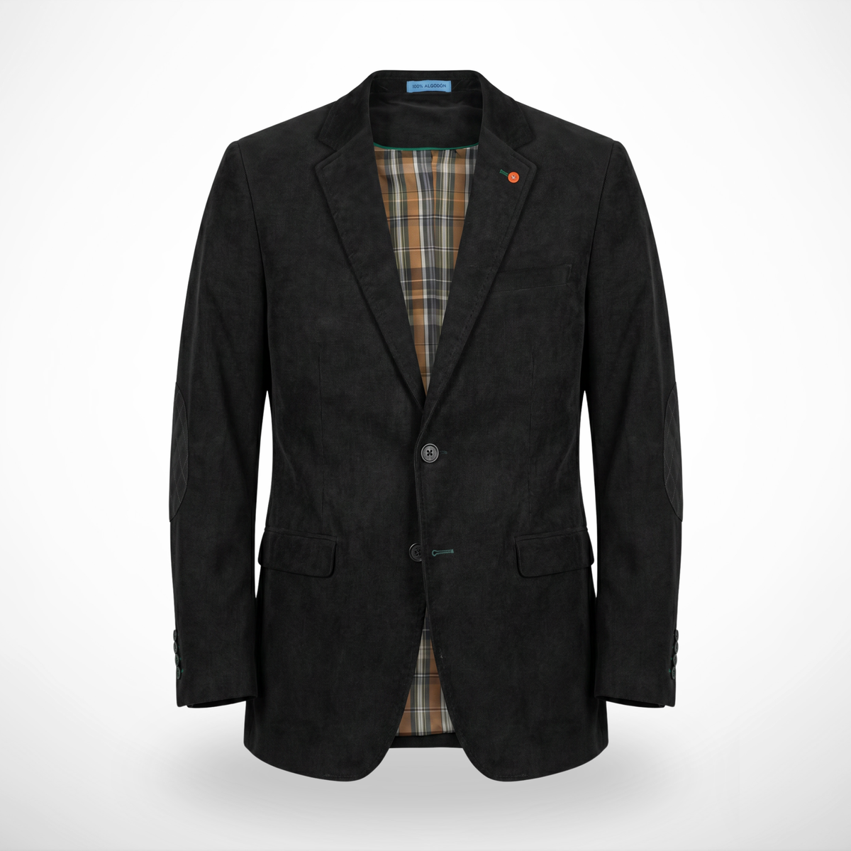 BLAZER CORDUROY 100% ALGODÓN COLOR NEGRO
