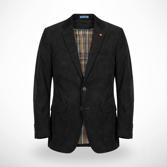 BLAZER CORDUROY 100% ALGODÓN COLOR NEGRO