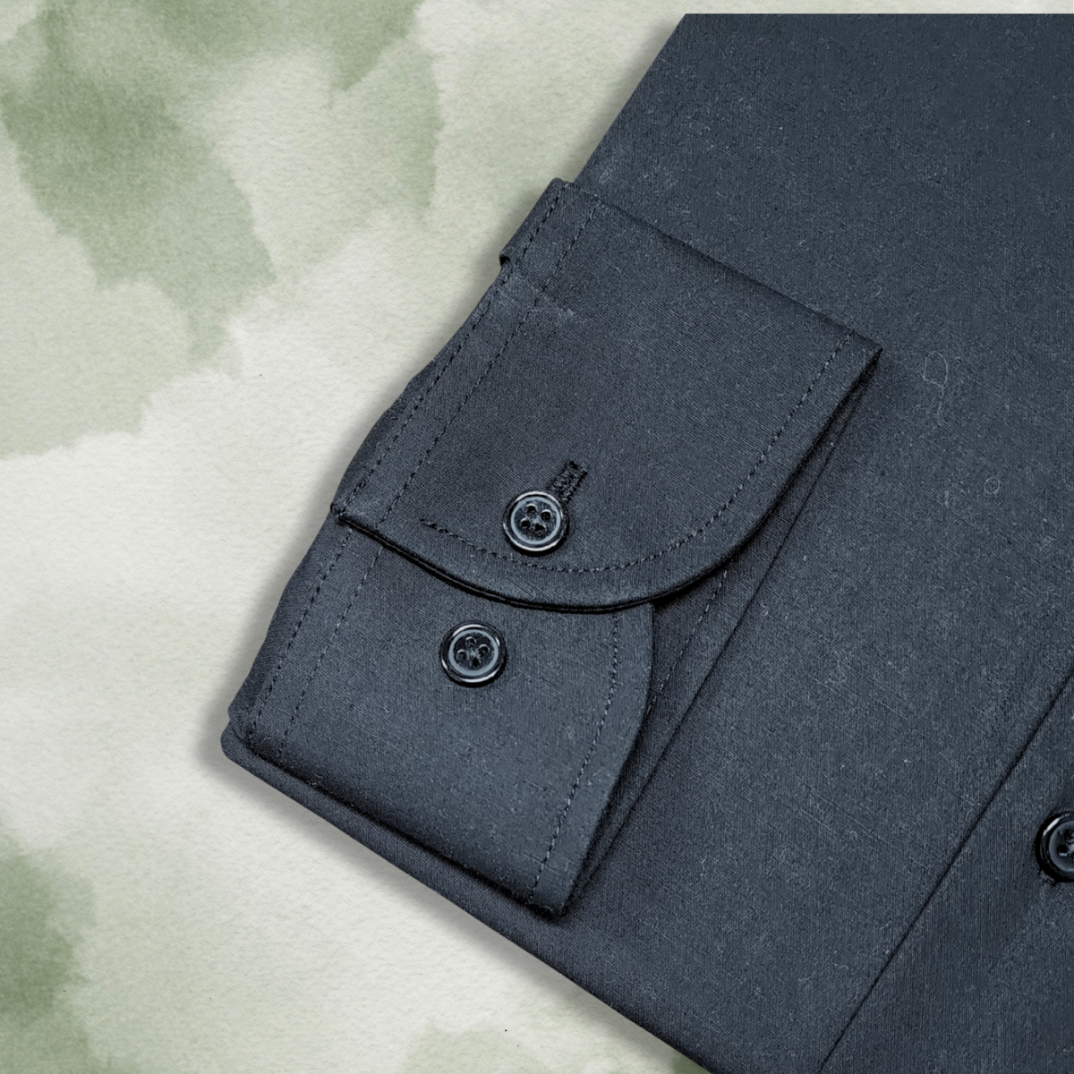 CAMISA ANDRE'E VERINO SLIMFIT - NEGRO COLOR ENTERO LISO