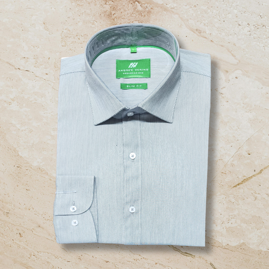 CAMISA ANDRE'E VERINO SLIMFIT - MIL RAYAS PLATA