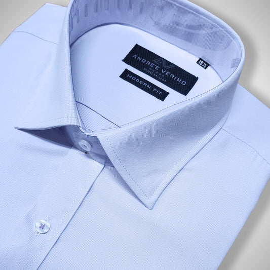 CAMISA ANDRE'E VERINO PREMIUM - LABRADO LILA MICROCUADROS