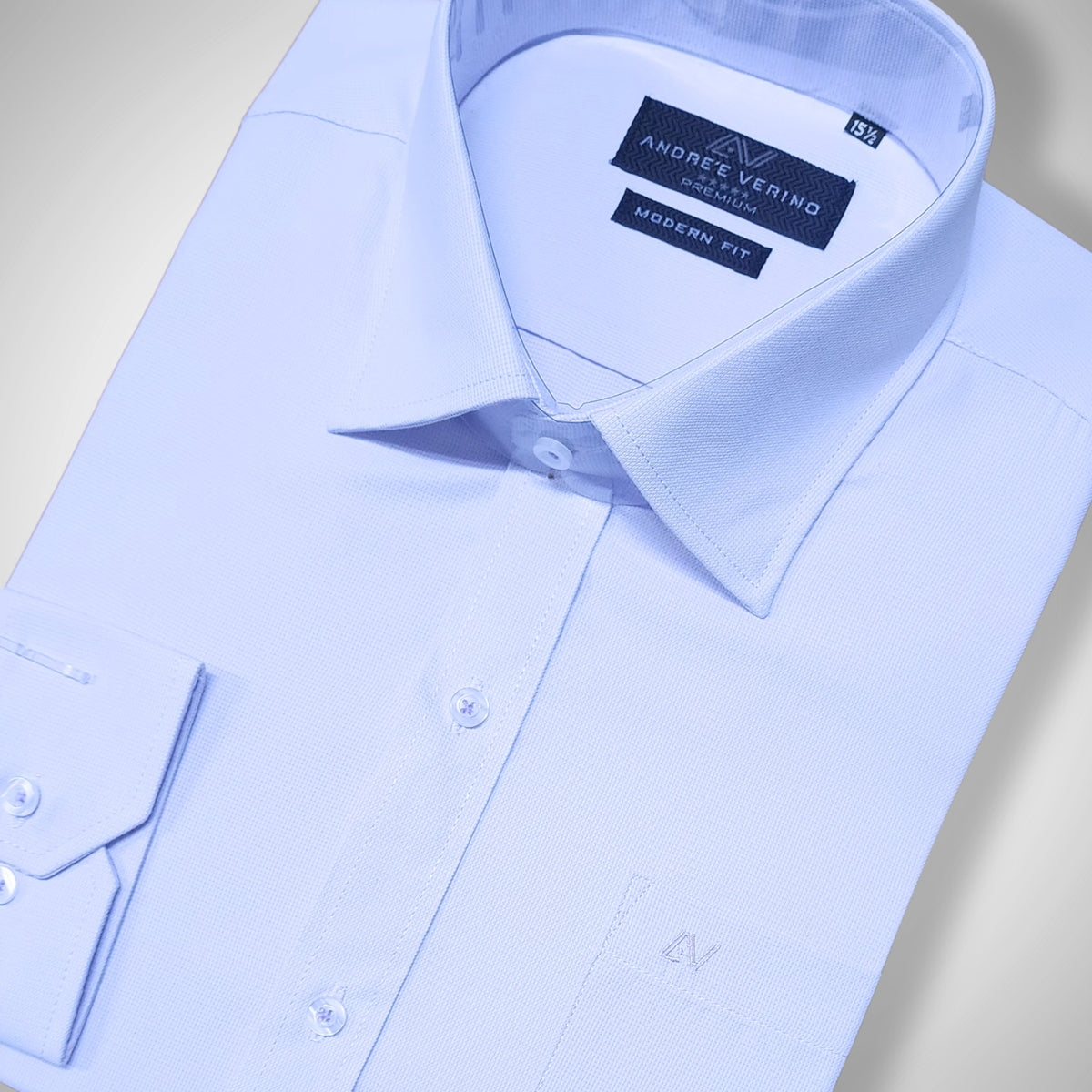 CAMISA ANDRE'E VERINO PREMIUM - LABRADO LILA MICROCUADROS