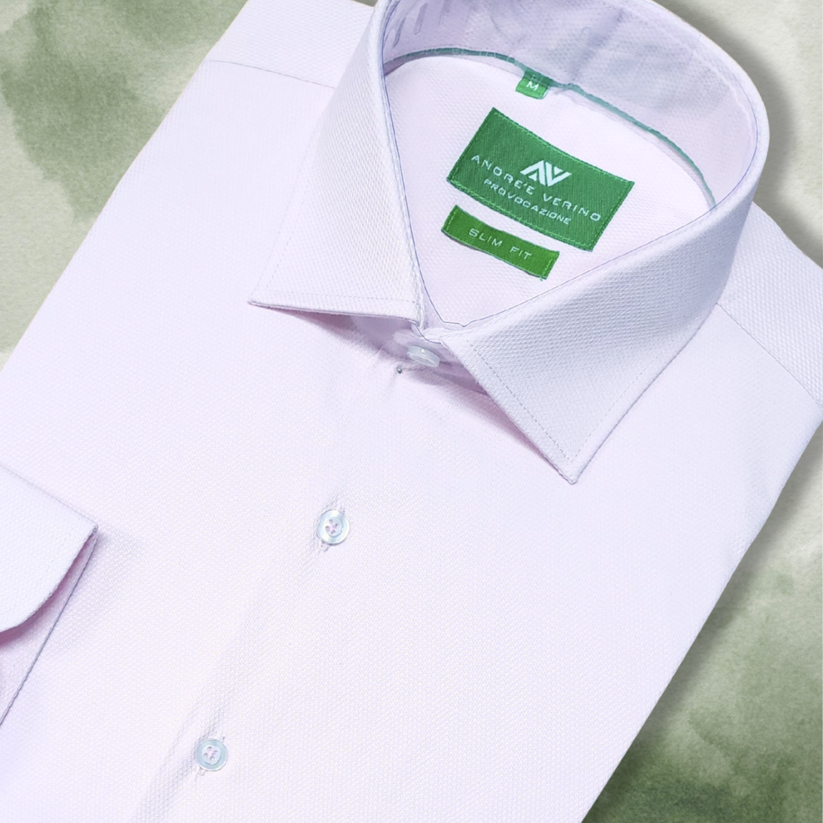 CAMISA ANDRE'E VERINO SLIMFIT - ROSADO LABRADO