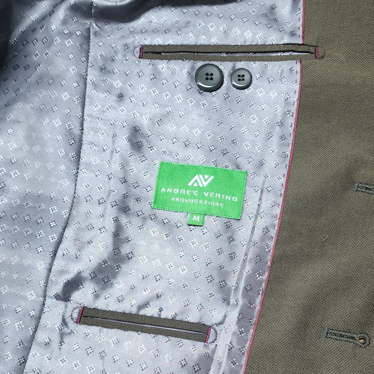 BLAZER LANILLA STRETCH BOLSILLO PARCHE COLOR VERDE HOJA