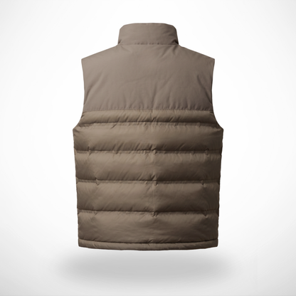 CHALECO ACOLCHADO TEC MARRON