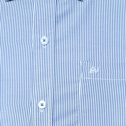 CAMISA ANDRE'E VERINO PREMIUM - RAYAS AZULES Y BLANCAS