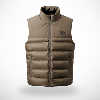 CHALECO ACOLCHADO TEC MARRON