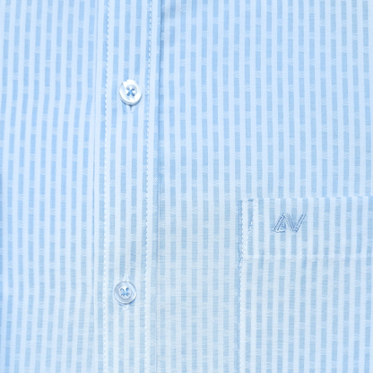 CAMISA ANDRE'E VERINO PREMIUM - LABRADO CELESTE CUADROS