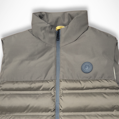 CHALECO ACOLCHADO TEC MARRON
