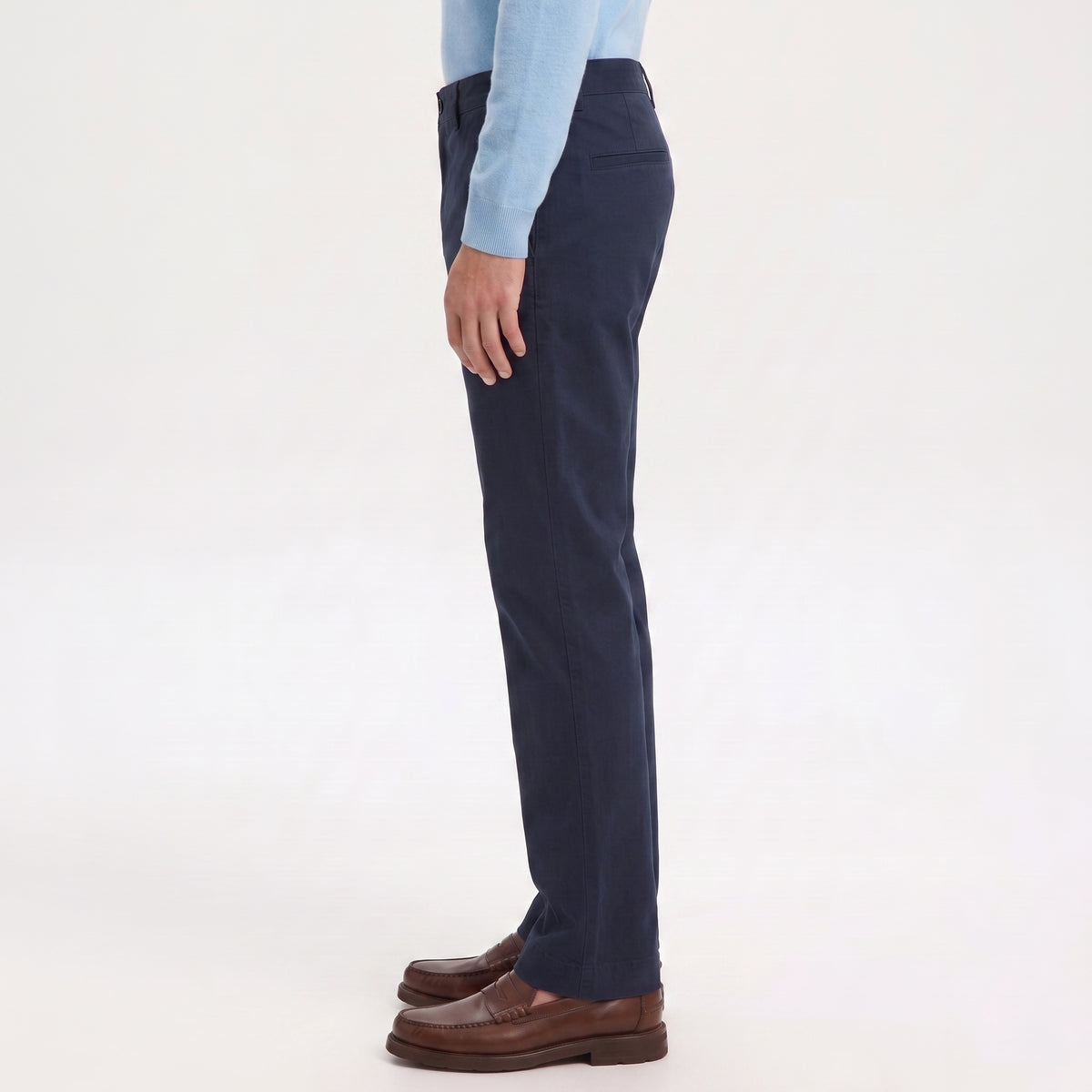 PANTALÓN DRILL MODERNFIT ALGODÓN CON SPANDEX COLOR AZUL