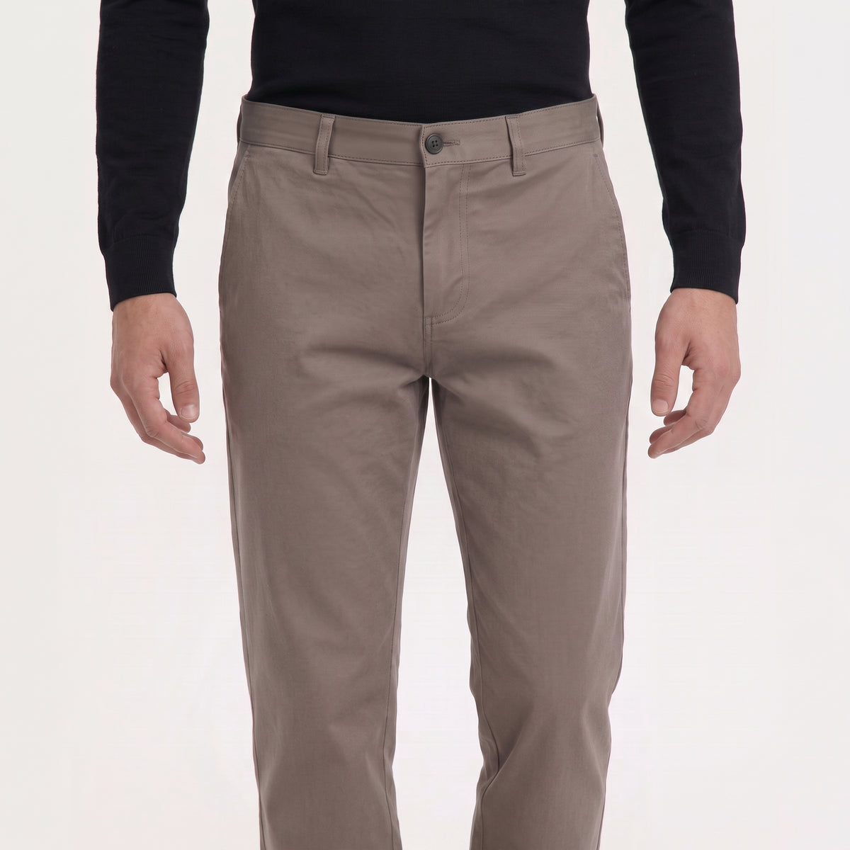 PANTALÓN DRILL MODERNFIT ALGODÓN CON SPANDEX COLOR COCOA