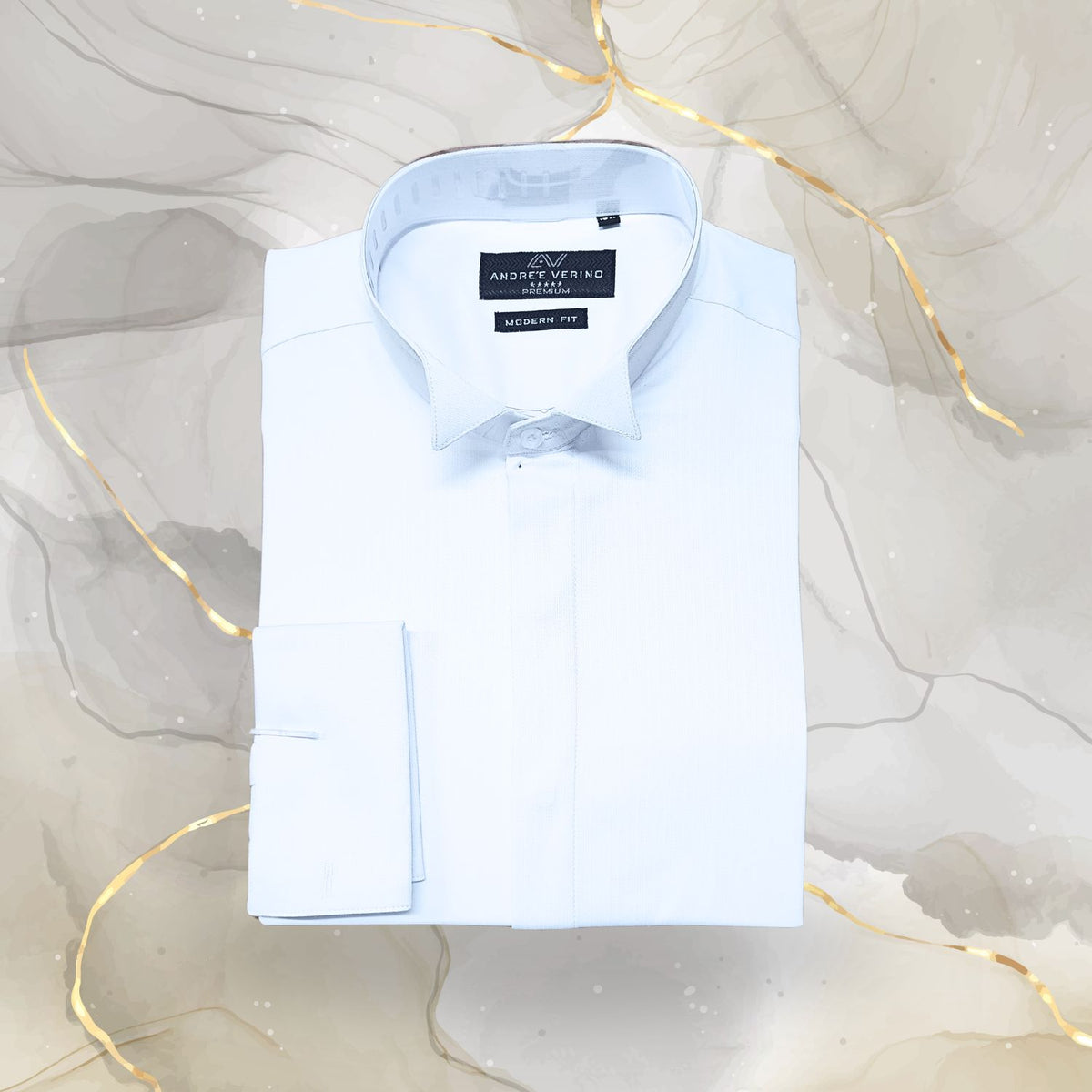 CAMISA ANDRE'E VERINO PREMIUM - CUELLO PALOMA.