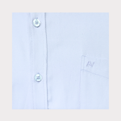 CAMISA ANDRE'E VERINO PREMIUM - LABRADO COLOR ENTERO CELESTE BEBE