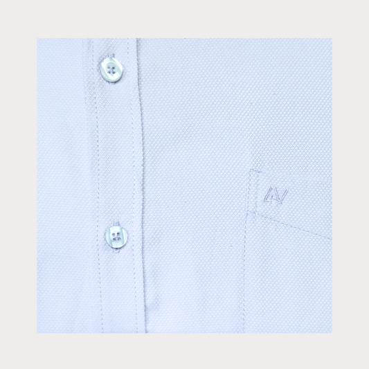 CAMISA ANDRE'E VERINO PREMIUM - LABRADO COLOR ENTERO CELESTE BEBE