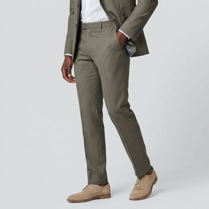 Pantalón sastre de vestir ModernFit color verde hoja