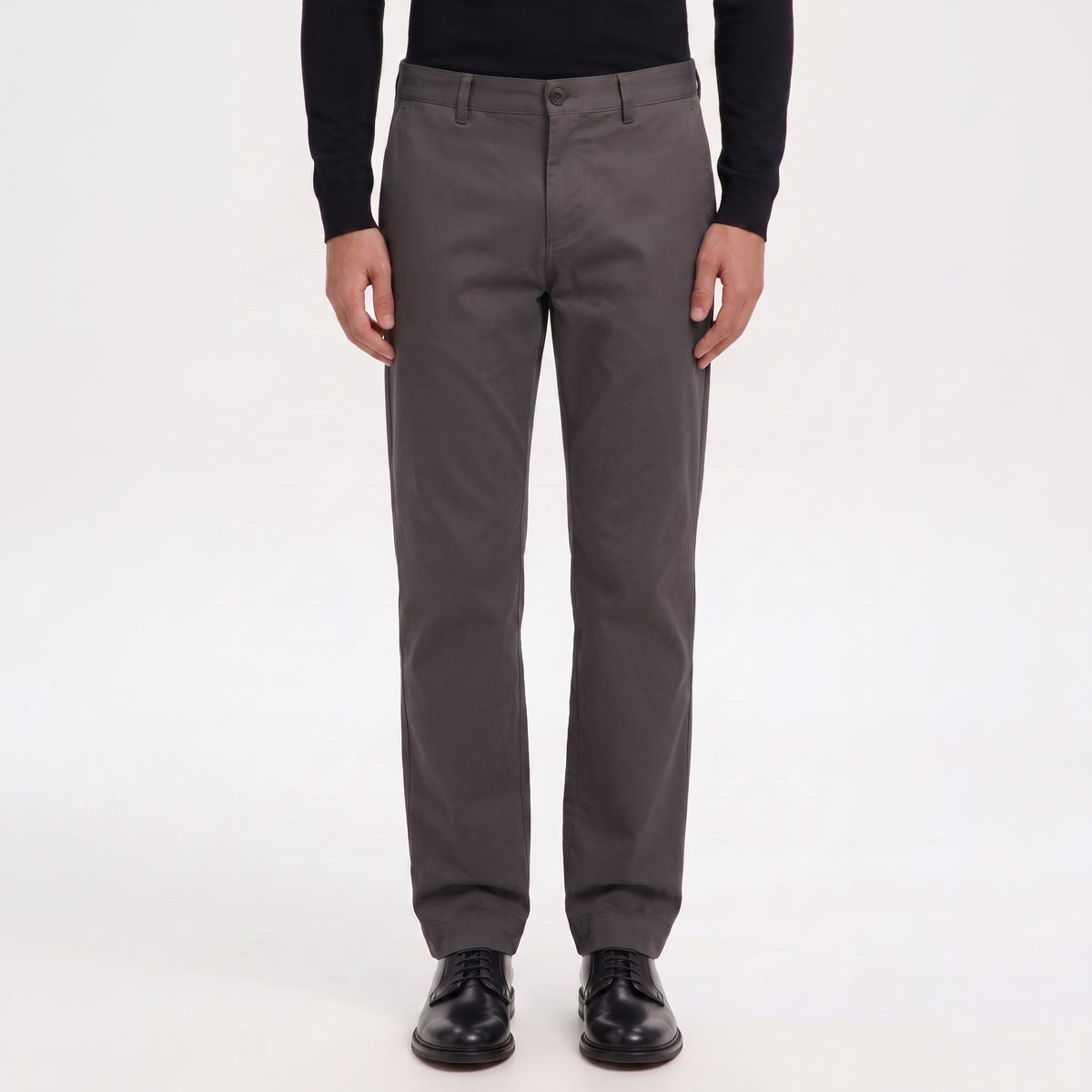 PANTALÓN DRILL MODERNFIT ALGODÓN CON SPANDEX COLOR GRIS
