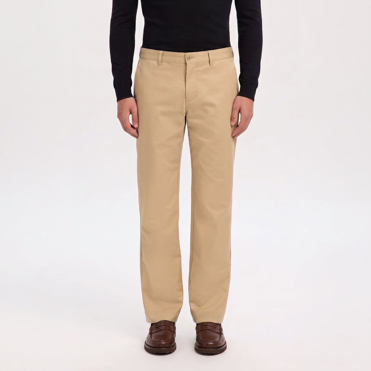 PANTALÓN DRILL MODERNFIT ALGODÓN CON SPANDEX COLOR KAKI
