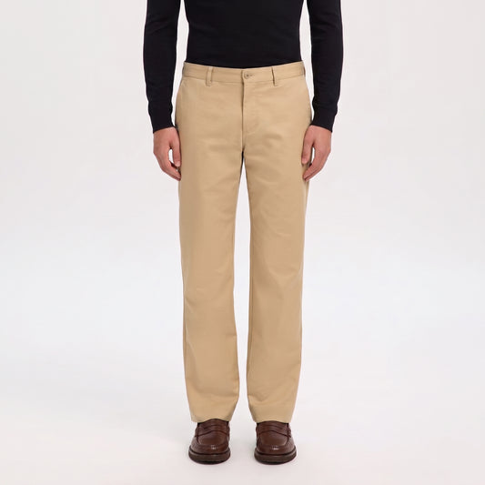 PANTALÓN DRILL MODERNFIT ALGODÓN CON SPANDEX COLOR KAKI