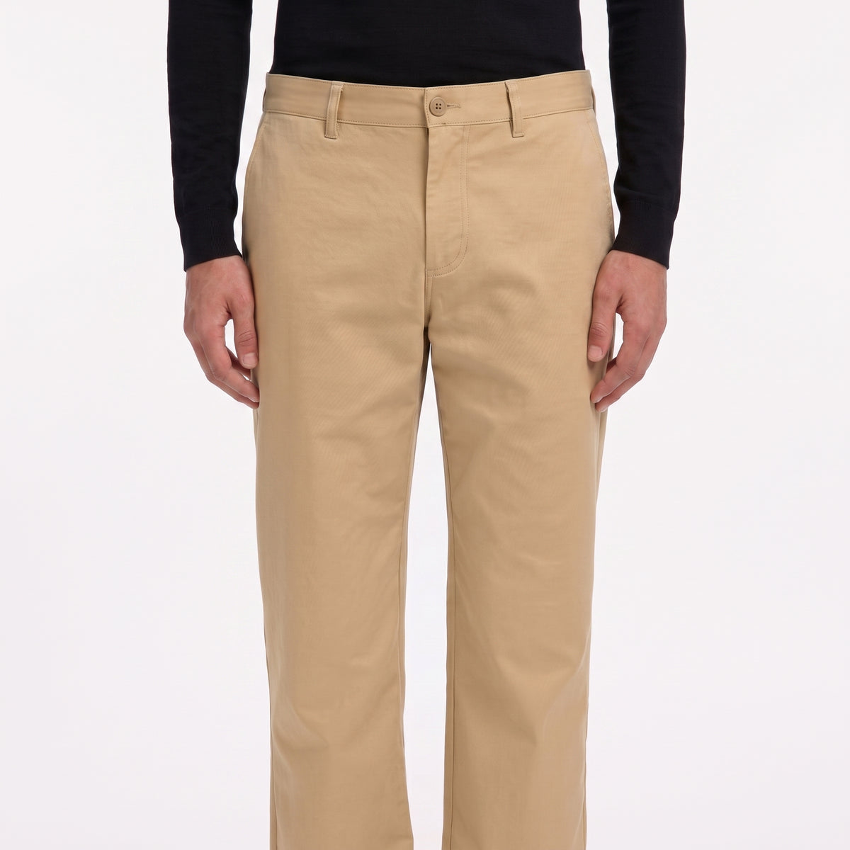 PANTALÓN DRILL MODERNFIT ALGODÓN CON SPANDEX COLOR KAKI