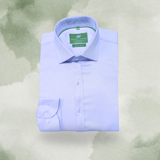 CAMISA ANDRE'E VERINO SLIMFIT - LILA LABRADO