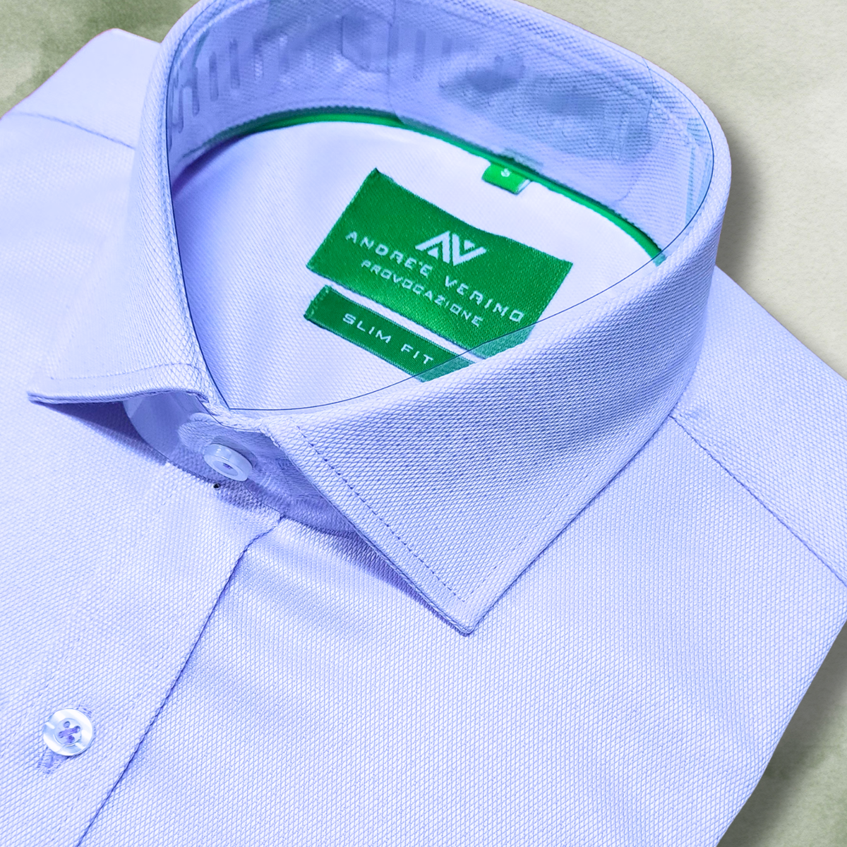 CAMISA ANDRE'E VERINO SLIMFIT - LILA LABRADO