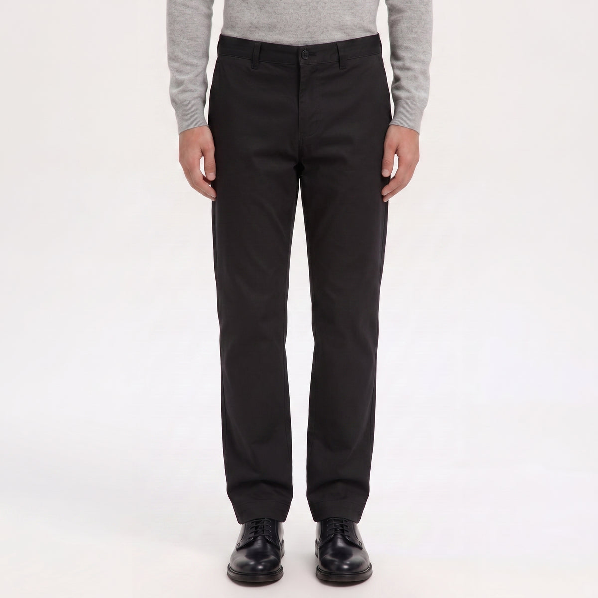 PANTALÓN DRILL MODERNFIT ALGODÓN CON SPANDEX COLOR NEGRO