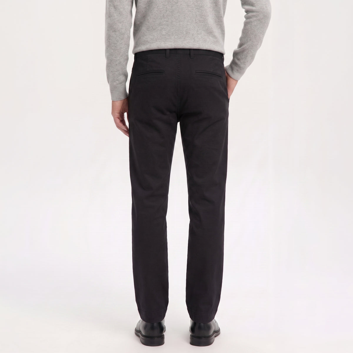 PANTALÓN DRILL MODERNFIT ALGODÓN CON SPANDEX COLOR NEGRO