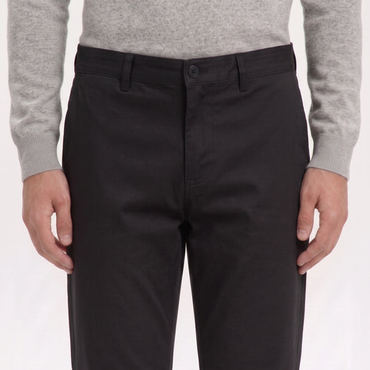 PANTALÓN DRILL MODERNFIT ALGODÓN CON SPANDEX COLOR NEGRO