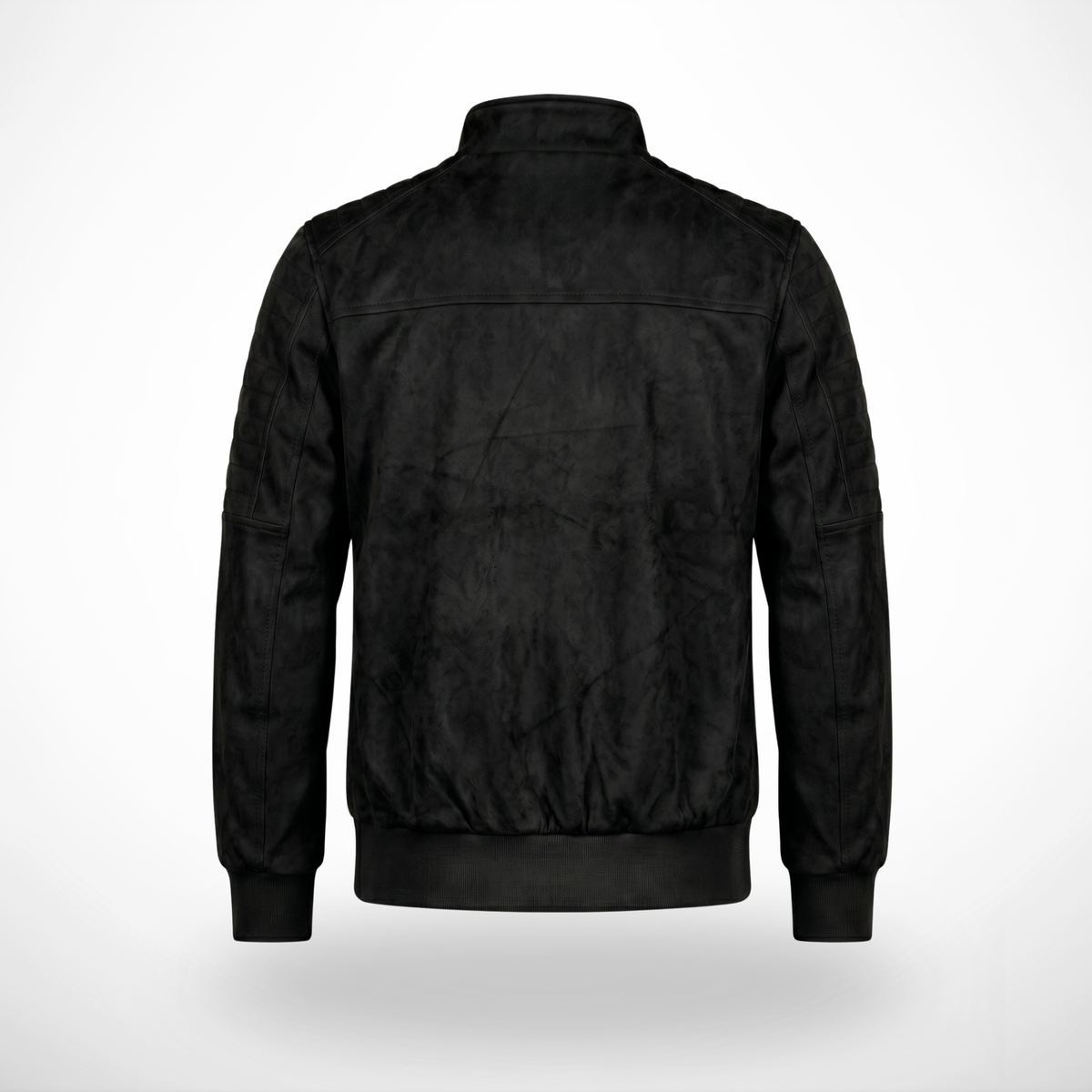 CASACA ROCKER FORRO POLAR COLOR NEGRO