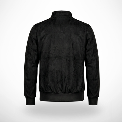 CASACA ROCKER FORRO POLAR COLOR NEGRO