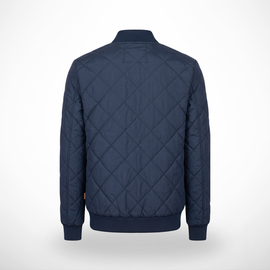Casaca bomber acolchada color azul