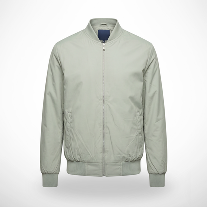 CASACA BOMBER ACOLCHADA COLOR VERDE MENTA
