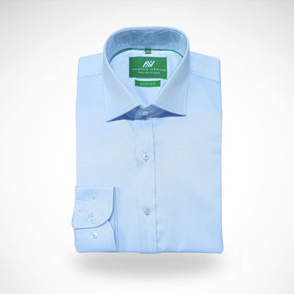 CAMISA ANDRE'E VERINO SLIMFIT - CELESTE LABRADO