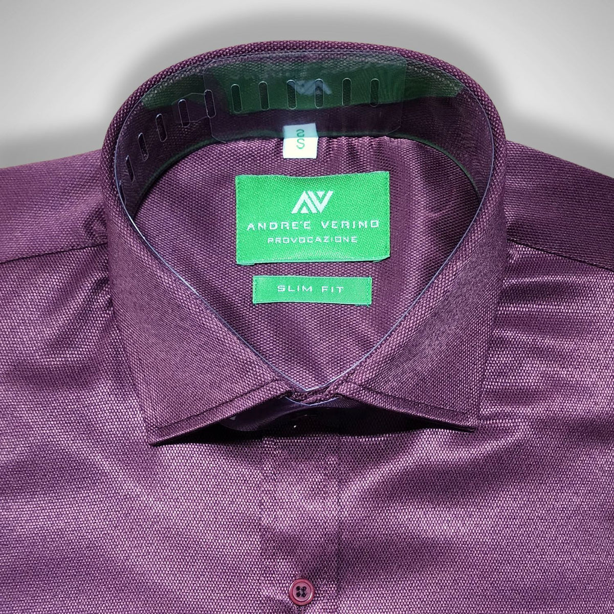 CAMISA ANDRE'E VERINO SLIMFIT - VINO LABRADO